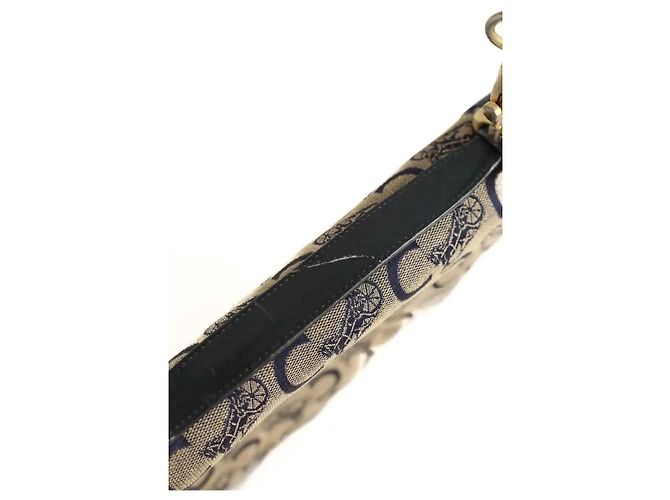 Céline Borsa a tracolla in pelle nera Nero - vista 5