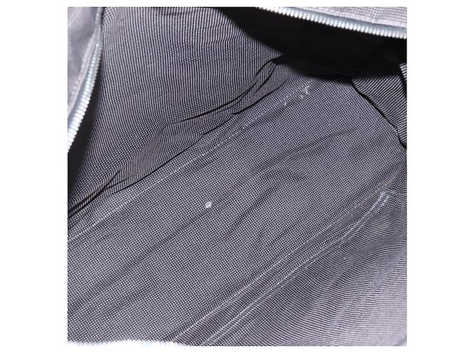 Hermès HERMES Handtasche Her Line Tote MM aus Canvas Grau Silber Authentisch 171988 Braun - Ansicht 15