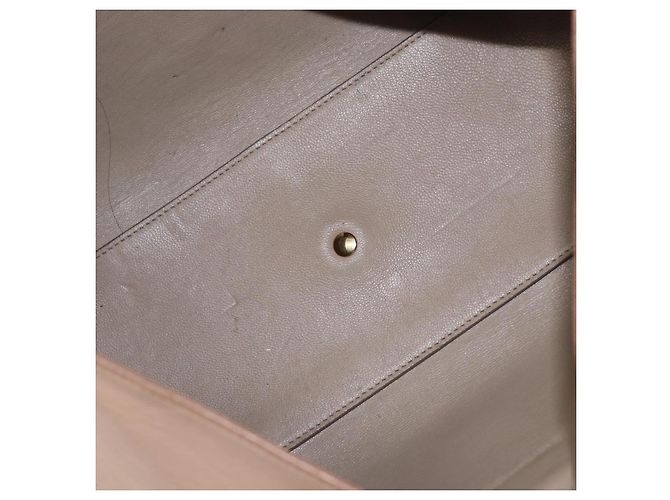 Borsa a Spalla Gancini in Pelle Rosa Oro Auth 171552 di Salvatore Ferragamo - vista 11