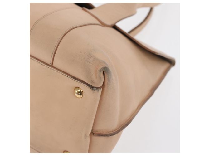 Borsa a Spalla Gancini in Pelle Rosa Oro Auth 171552 di Salvatore Ferragamo - vista 15