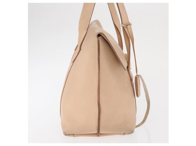 Borsa a Spalla Gancini in Pelle Rosa Oro Auth 171552 di Salvatore Ferragamo - vista 4