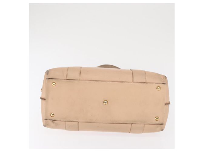 Borsa a Spalla Gancini in Pelle Rosa Oro Auth 171552 di Salvatore Ferragamo - vista 5