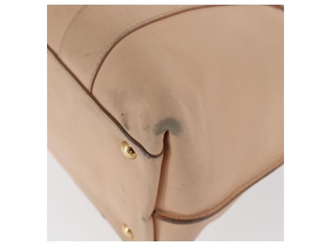 Borsa a Spalla Gancini in Pelle Rosa Oro Auth 171552 di Salvatore Ferragamo - vista 9