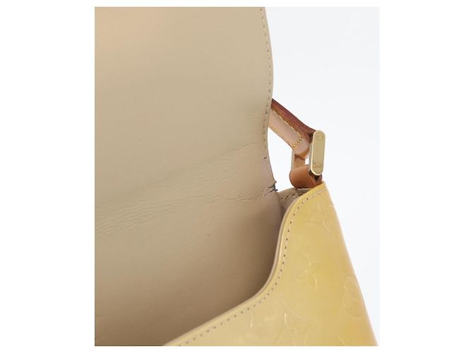 LOUIS VUITTON Borsa Thompson Street Monogram Vernis Beige M91301 LV Auth 171822 - vista 10
