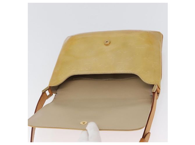LOUIS VUITTON Borsa Thompson Street Monogram Vernis Beige M91301 LV Auth 171822 - vista 18