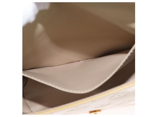 LOUIS VUITTON Borsa Thompson Street Monogram Vernis Beige M91301 LV Auth 171822 - vista 22