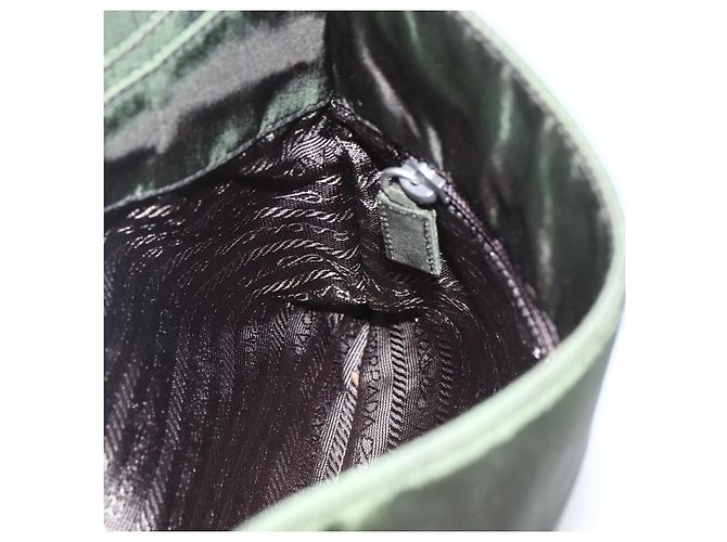 Borsa a Spalla PRADA Nylon Khaki Auth ti3732 Cachi - vista 18
