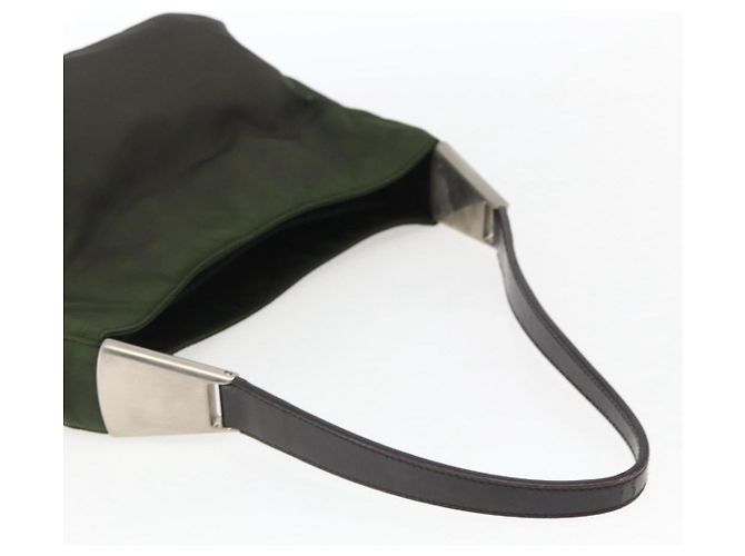 Borsa a Spalla PRADA Nylon Khaki Auth ti3732 Cachi - vista 7