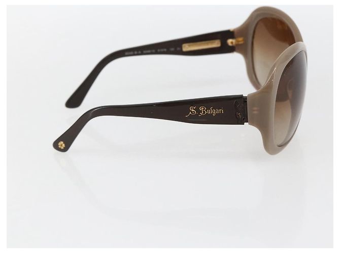 Bulgari Gafas de sol BVLGARI de plástico marrón Auth bs33300 Castaño - vista 4