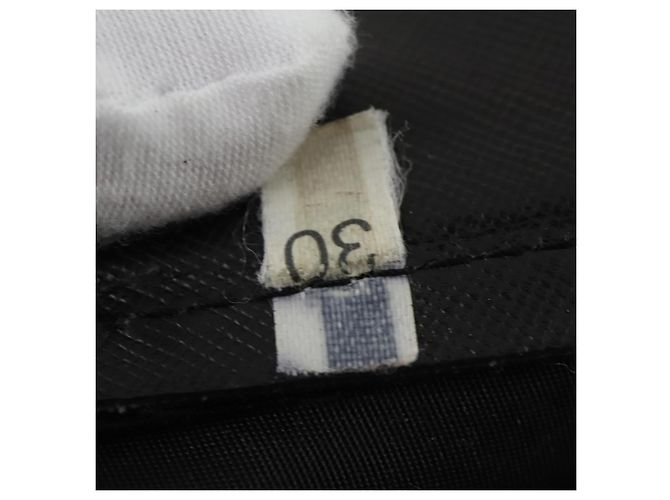 Sac à dos PRADA en nylon noir argent authentique bs33077 Argenté - vue 12