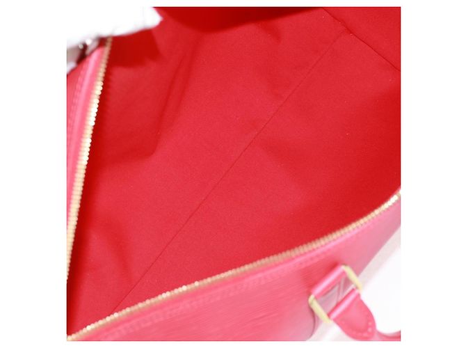 LOUIS VUITTON Epi Keepall 45 Borsa Boston Rossa M42977 LV Auth 171030SAV Rosso - vista 10