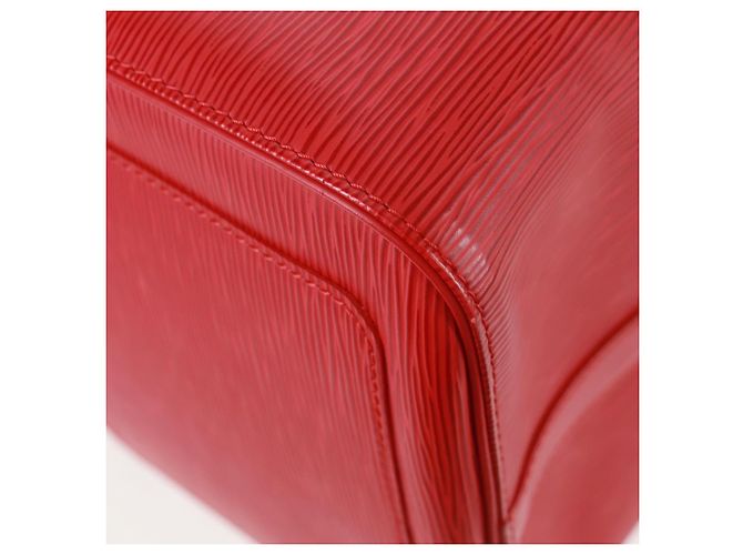 LOUIS VUITTON Epi Keepall 45 Borsa Boston Rossa M42977 LV Auth 171030SAV Rosso - vista 14