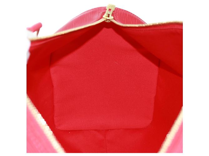 LOUIS VUITTON Epi Keepall 45 Borsa Boston Rossa M42977 LV Auth 171030SAV Rosso - vista 19