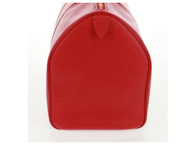 LOUIS VUITTON Epi Keepall 45 Borsa Boston Rossa M42977 LV Auth 171030SAV Rosso - vista 3