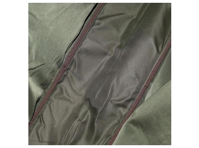 Borsa Boston PRADA in nylon verde argento autentica bs32723 - vista 23