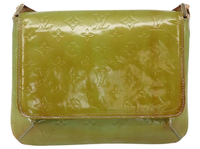 LOUIS VUITTON Thompson Street Tasche Monogram Vernis Baby Blau M91009 Auth hk3458 Hellblau - Ansicht 13