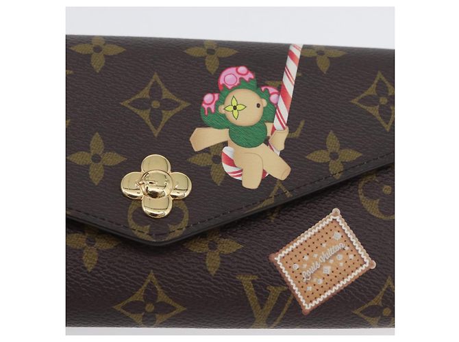 LOUIS VUITTON Monogram Vivienne Portefeuille Sarah Wallet M12207 Auth 168055SM Monogramma - vista 19