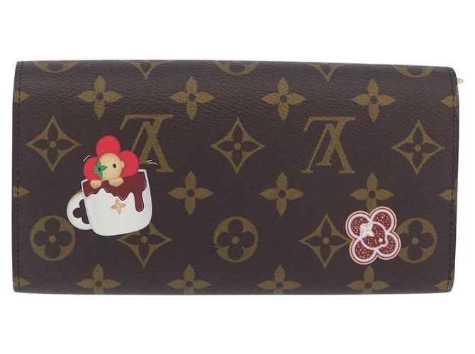 LOUIS VUITTON Monogram Vivienne Portefeuille Sarah Wallet M12207 Auth 168055SM Monogramma - vista 2
