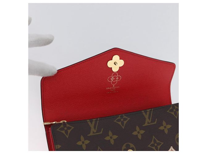 LOUIS VUITTON Monogram Vivienne Portefeuille Sarah Wallet M12207 Auth 168055SM Monogramma - vista 21