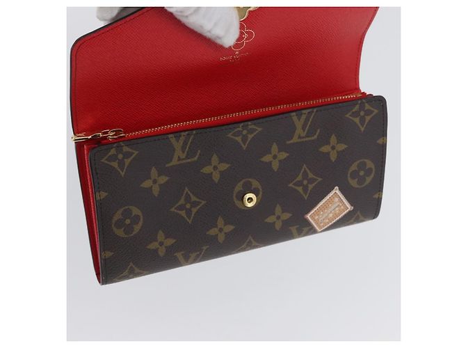 LOUIS VUITTON Monogram Vivienne Portefeuille Sarah Wallet M12207 Auth 168055SM Monogramma - vista 22