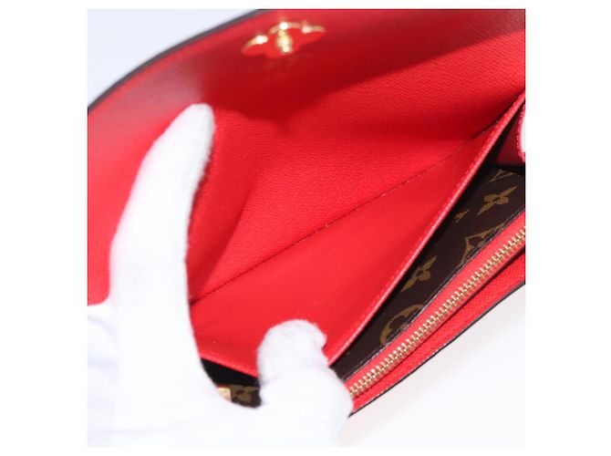 LOUIS VUITTON Monogram Vivienne Portefeuille Sarah Wallet M12207 Auth 168055SM Monogramma - vista 23