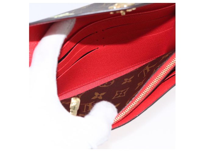 LOUIS VUITTON Monogram Vivienne Portefeuille Sarah Wallet M12207 Auth 168055SM Monogramma - vista 24