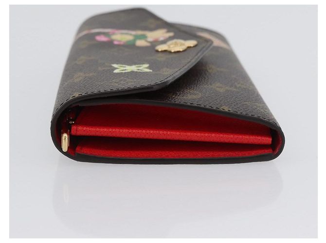 LOUIS VUITTON Monogram Vivienne Portefeuille Sarah Wallet M12207 Auth 168055SM Monogramma - vista 4