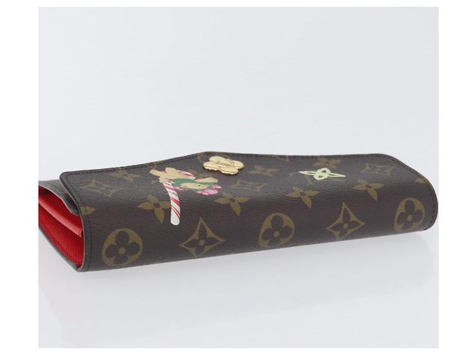 LOUIS VUITTON Monogram Vivienne Portefeuille Sarah Wallet M12207 Auth 168055SM Monogramma - vista 5