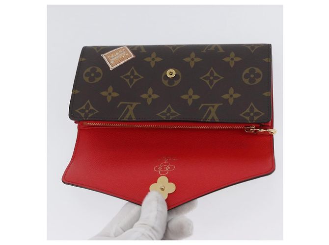 LOUIS VUITTON Monogram Vivienne Portefeuille Sarah Wallet M12207 Auth 168055SM Monogramma - vista 8