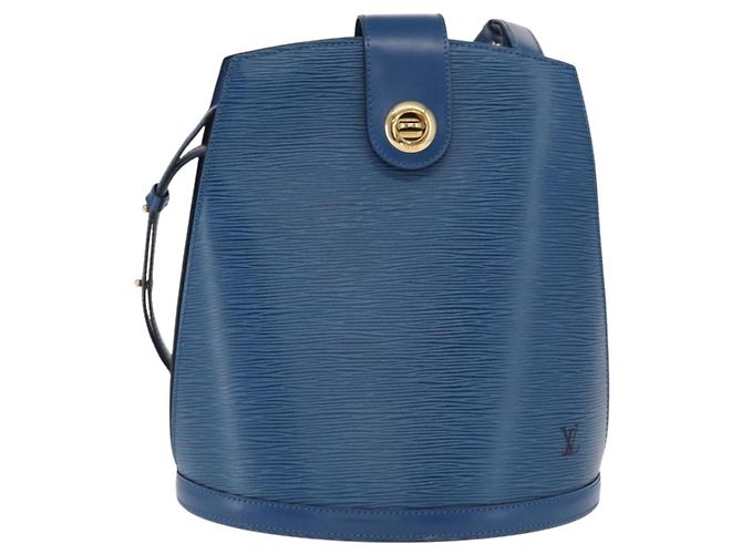 LOUIS VUITTON Borsa a Spalla Epi Cluny Blu M52255 LV Auth 171088 - vista 13