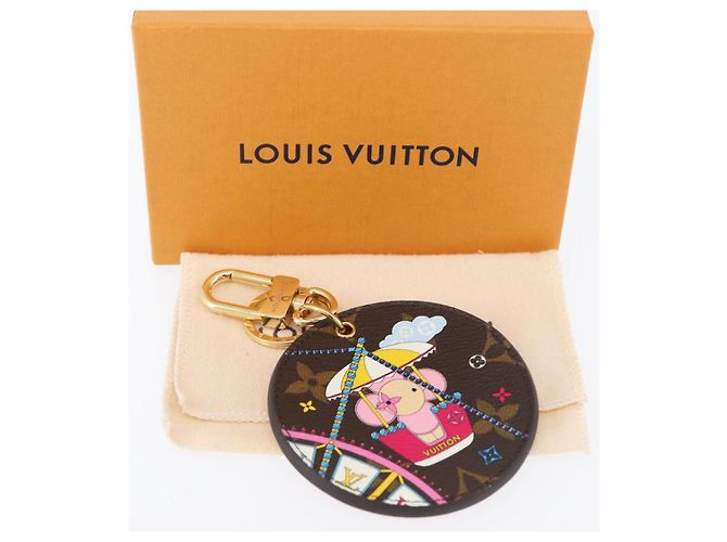 LOUIS VUITTON Monogram Vivienne Portachiavi Illustre Charm M69855 Auth BA10711SAM Rosa - vista 11