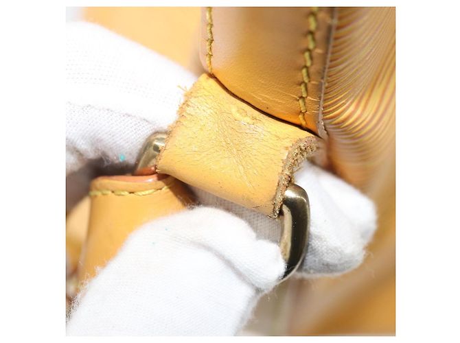 Noe LOUIS VUITTON Epi Petit Noé Schultertasche Gelb M44109 LV Auth BA10392 - Ansicht 12