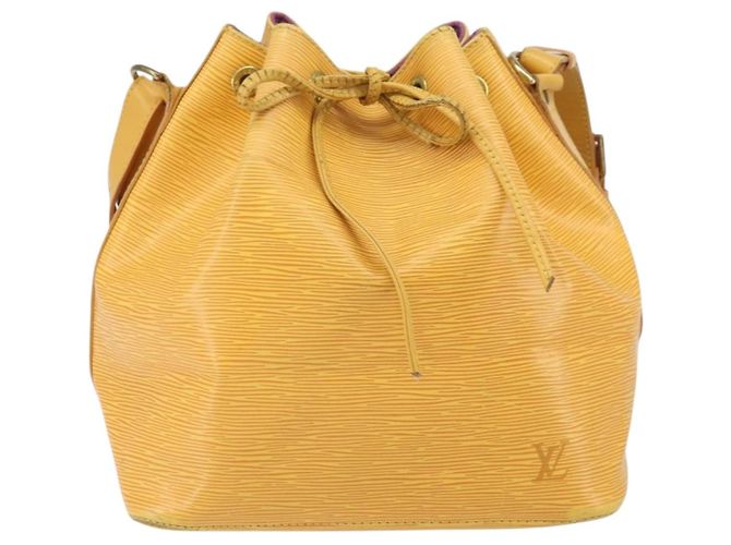 Noe LOUIS VUITTON Epi Petit Noé Schultertasche Gelb M44109 LV Auth BA10392 - Ansicht 13