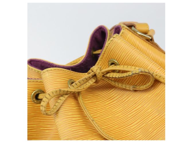Noe LOUIS VUITTON Epi Petit Noé Schultertasche Gelb M44109 LV Auth BA10392 - Ansicht 17