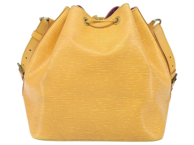 Noe LOUIS VUITTON Epi Petit Noé Schultertasche Gelb M44109 LV Auth BA10392 - Ansicht 2