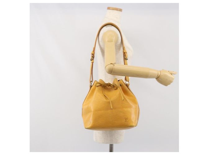 Noe LOUIS VUITTON Epi Petit Noé Schultertasche Gelb M44109 LV Auth BA10392 - Ansicht 20