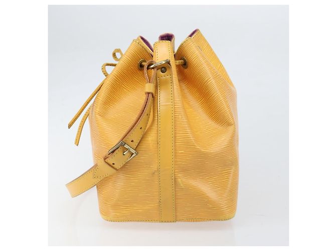 Noe LOUIS VUITTON Epi Petit Noé Schultertasche Gelb M44109 LV Auth BA10392 - Ansicht 3