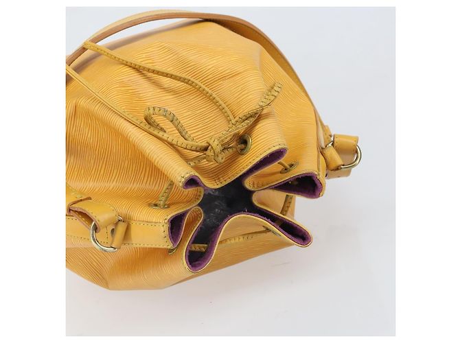 Noe LOUIS VUITTON Epi Petit Noé Schultertasche Gelb M44109 LV Auth BA10392 - Ansicht 6