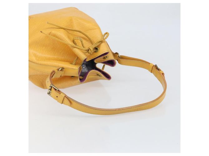 Noe LOUIS VUITTON Epi Petit Noé Schultertasche Gelb M44109 LV Auth BA10392 - Ansicht 7