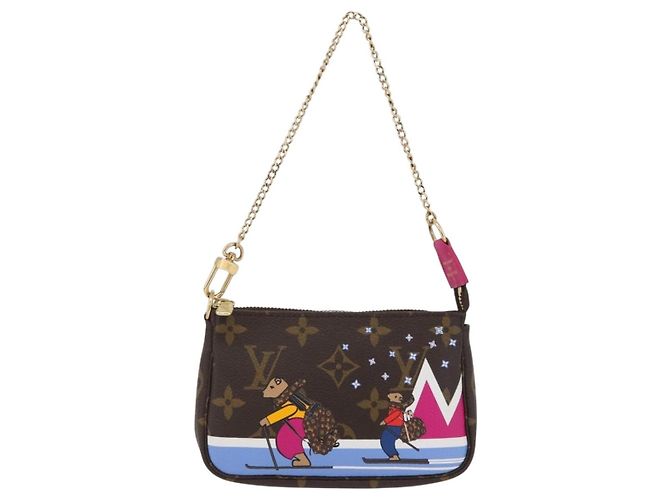 LOUIS VUITTON Mini Pochette Accessori Ski Bear Monogram M67769 168066SAM Monogramma - vista 13