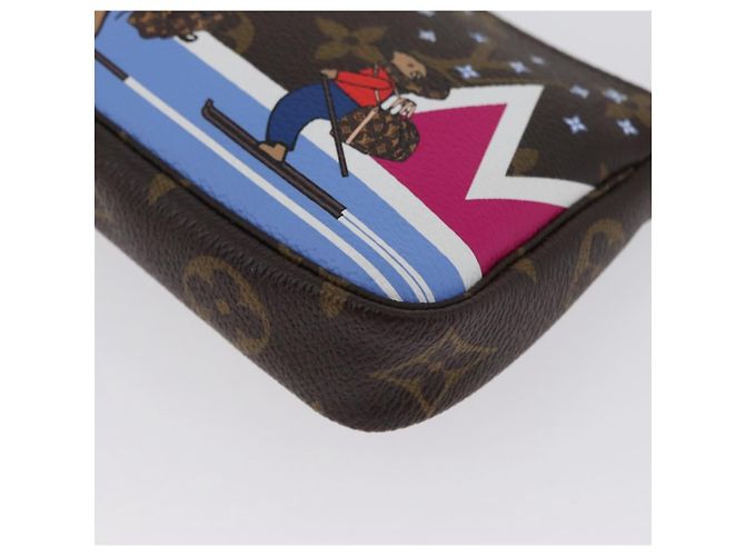 LOUIS VUITTON Mini Pochette Accessori Ski Bear Monogram M67769 168066SAM Monogramma - vista 16