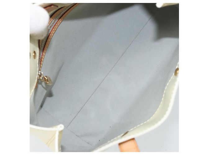 LOUIS VUITTON Borsa a Mano Monogram Vernis Reade PM Perle M91336 LV Auth BA10619 - vista 11