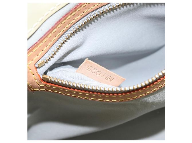 LOUIS VUITTON Borsa a Mano Monogram Vernis Reade PM Perle M91336 LV Auth BA10619 - vista 12
