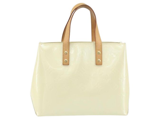 LOUIS VUITTON Borsa a Mano Monogram Vernis Reade PM Perle M91336 LV Auth BA10619 - vista 13