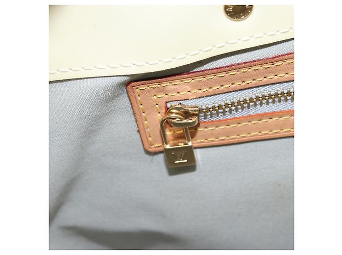 LOUIS VUITTON Borsa a Mano Monogram Vernis Reade PM Perle M91336 LV Auth BA10619 - vista 20