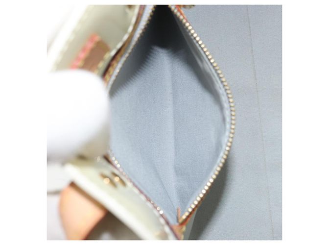 LOUIS VUITTON Borsa a Mano Monogram Vernis Reade PM Perle M91336 LV Auth BA10619 - vista 21