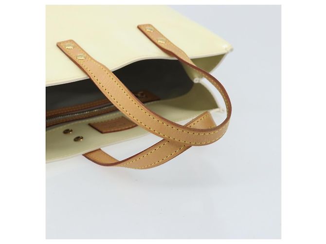 LOUIS VUITTON Borsa a Mano Monogram Vernis Reade PM Perle M91336 LV Auth BA10619 - vista 7
