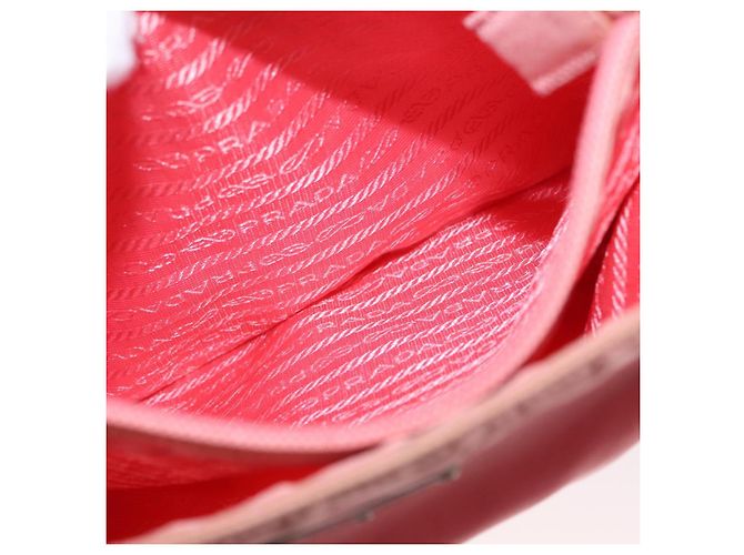 PRADA Nylon Tote Bag Rosa Silber Auth BA10488 Pink - Ansicht 24