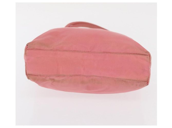 PRADA Nylon Tote Bag Rosa Silber Auth BA10488 Pink - Ansicht 5