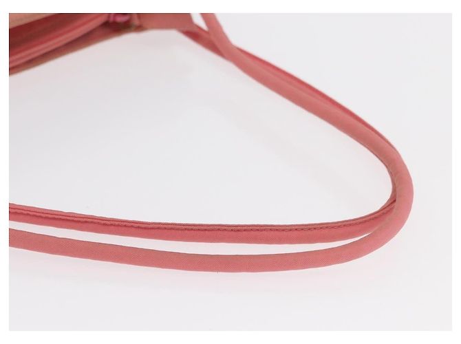 PRADA Nylon Tote Bag Rosa Silber Auth BA10488 Pink - Ansicht 7